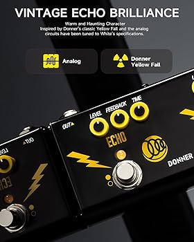 Donner mooer 3点セット Donner X Third Man Hardware Multi-Effect Pedal, Triple